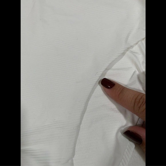 NWD $195 Onia Sandra Ribbed One-Piece Swimsuit in White [SZ XS‎ ] - Picture 5 of 8